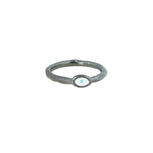 Δαχτυλίδι Βεράκι "Mini Eye" - επιχρυσωμένα, επάργυρα, βεράκια, boho, αυξομειούμενα - 3