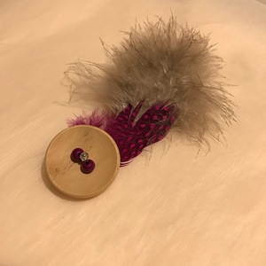 Κλίπ μαλλιών με φτερά - hair clips