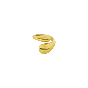 Δαχτυλίδι Αυξομειούμενο "Bold Snake" - επιχρυσωμένα, επάργυρα, boho, αυξομειούμενα - 2