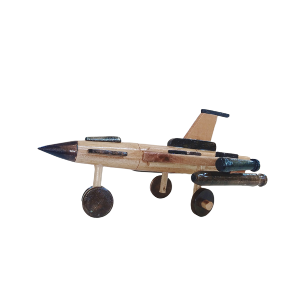 Χειροποίητο ξύλινο F-16 - ξύλινα παιχνίδια - 2