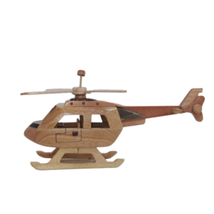 Χειροποίητο ξύλινο ελικόπτερο μεγάλο - ξύλινα παιχνίδια