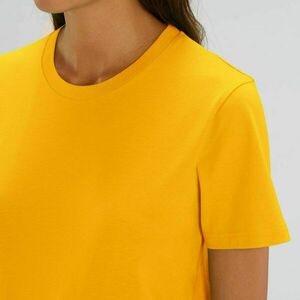 "Freedom" handprinted organic yellow unisex t-shirt XLarge - unisex - 5