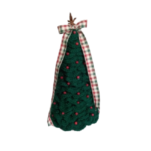 Χριστουγεννιάτικο διακοσμητικό δεντράκι - νήμα, διακοσμητικά, δέντρο