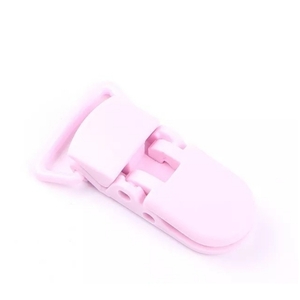 10 τμχ. Ροζ Πλαστικά κλιψάκια για αξεσουάρ πιπίλας/7 εκ./για παιδιά ηλικίας 0+ - βρεφικά, μασητικό, υλικά κοσμημάτων, κλιπ πιπίλας, υλικά κατασκευών