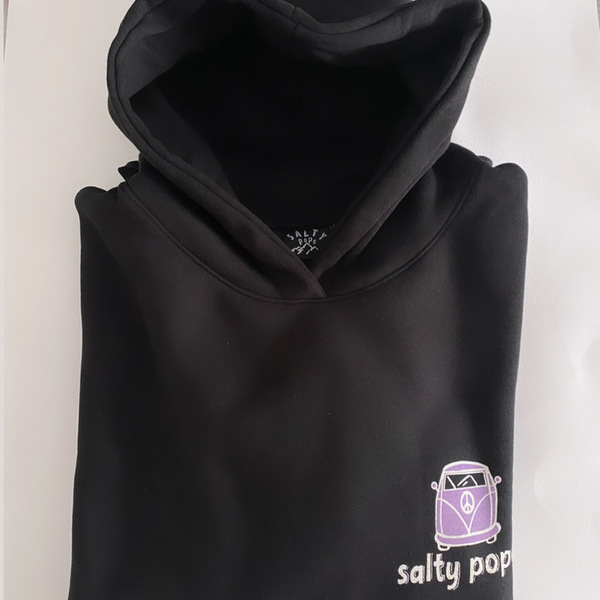 Vanlife black Salty hoodie