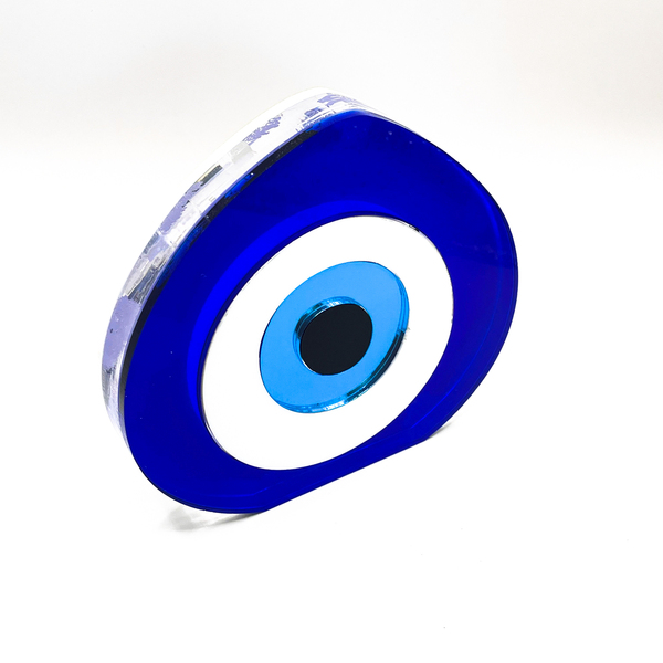Επιτραπέζιο διακοσμητικό μάτι plexiglass Thicc blues by EyeSihtir - διακοσμητικά