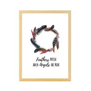 Παιδικά Καδράκια με θέμα τα Φτερά με boho διάθεση 23x31,5Yx1εκ Φυσικό Ξύλο Κορνίζα Σετ των τριών Τρίπτυχοι Πίνακες Άγγελος Στεφάνι The Pink Feather - πίνακες & κάδρα, φτερό, κορίτσι, boho, σετ δώρου, παιδικά κάδρα - 4