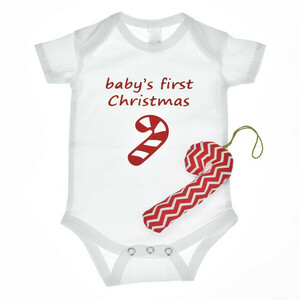Baby's first Christmas / 2τμχ. - κορίτσι, αγόρι, πρώτα Χριστούγεννα, σετ δώρου