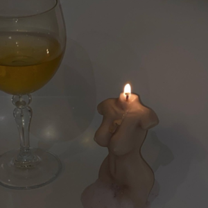 Χειροποίητο διακοσμητικό κερι απο φυσικό κερί ελαιοκράμβης - Γυναικείο σώμα - σπίτι, αρωματικό, διακοσμητικά, κεριά - 2