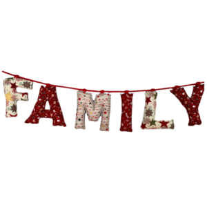 Χριστουγεννιάτικο banner FAMILY - banner, διακοσμητικά, χριστουγεννιάτικα δώρα