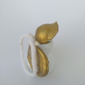 Άγγελος στολίδι κεραμικό κρεμαστό μεσαίο μέγεθός (medium) - πηλός, στολίδια - 2
