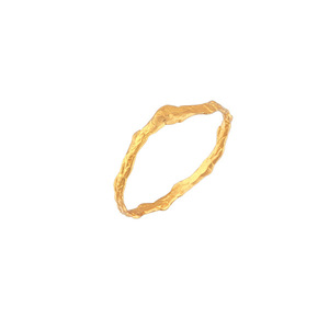 Δαχτυλίδι αρκεύθου από κλαδί κυπαρισσιού 14 καρατίων χρυσού σε ασήμι. - επιχρυσωμένα, ασήμι 925, φύλλο, βεράκια, σταθερά