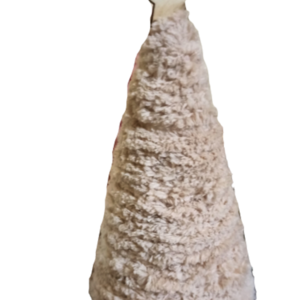 Χριστουγεννιάτικα Δεντρακια με νημα 12cm Μπεζ - νήμα, διακοσμητικά, δέντρο