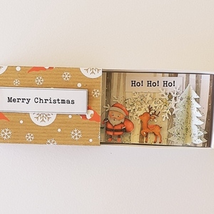 Χριστουγεννιάτικο δωράκι, Μήνυμα, Message in a Box, Άγιος Βασίλης - χριστουγεννιάτικο, κάρτα ευχών, άγιος βασίλης, δώρο έκπληξη, ευχετήριες κάρτες