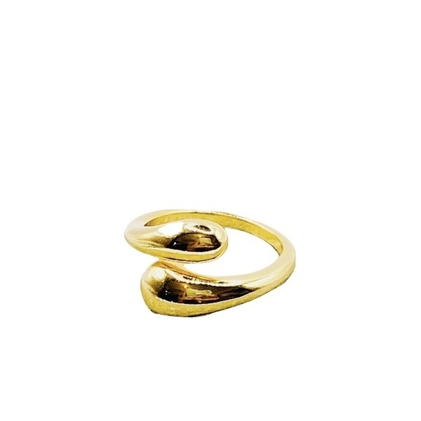 Δαχτυλίδι ασήμι 925- Alternative golden - ασήμι, επιχρυσωμένα, ασήμι 925, μεγάλα, αυξομειούμενα - 3