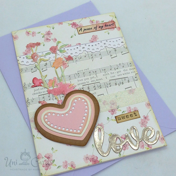 Ευχετήρια Κάρτα Αγ. Βαλεντίνου - Sweet Heart - καρδιά, romantic, κάρτα ευχών, αγ. βαλεντίνου, ευχετήριες κάρτες - 3