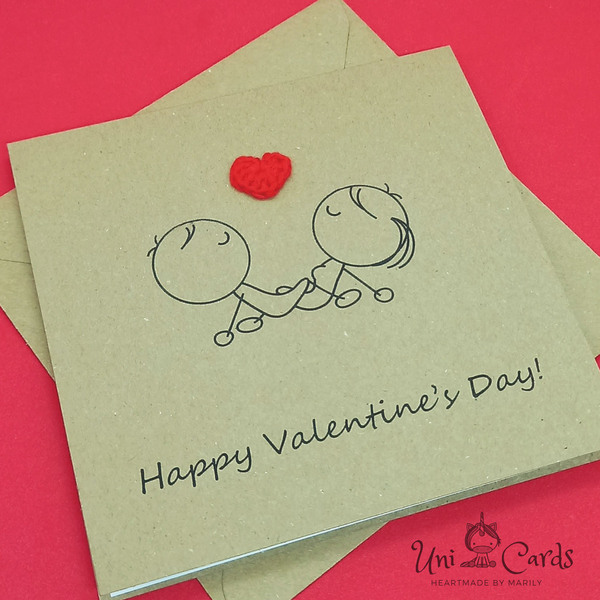 Ερωτικές κάρτες για του Αγίου Βαλεντίνου - καρδιά, ζευγάρια, ευχετήριες κάρτες - 3