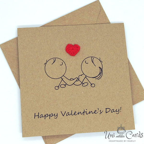 Ερωτικές κάρτες για του Αγίου Βαλεντίνου - καρδιά, ζευγάρια, ευχετήριες κάρτες - 4