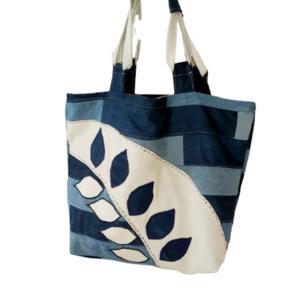 Shopper bag τσάντα denim - all day, χειρός, tote, πάνινες τσάντες