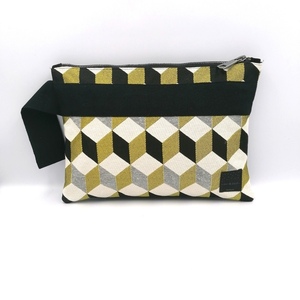 Τσάντα υφασμάτινη φάκελος (clutch bag) 29 x 21cm - ύφασμα, φάκελοι, clutch, all day, χειρός