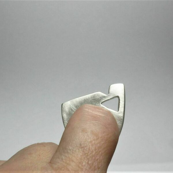 Χειροποίητο δαχτυλίδι, ασήμι,μέγεθος 52 (US 6) - ασήμι, boho, σταθερά - 5