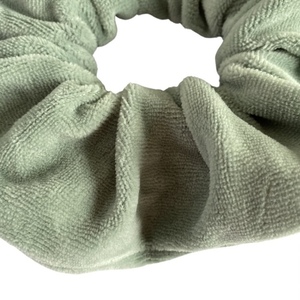 Χειροποίητο λαστιχάκι μαλλιών / scrunchie DUSTY MINT - ύφασμα, χειροποίητα, λαστιχάκια μαλλιών - 2