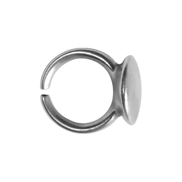 Δαχτυλίδι Επαργυρωμένο με Δίσκο - ορείχαλκος, επάργυρα, boho, αυξομειούμενα, φθηνά - 2