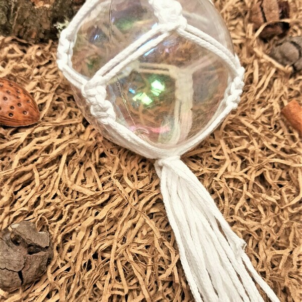 Μπάλα Μακραμέ (Macrame) Νο2 - νήμα, στολίδια, μπάλες - 2