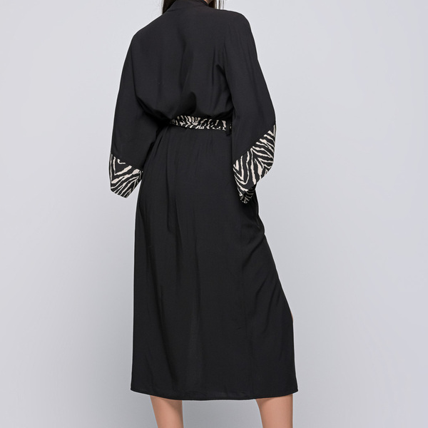 Aelia dress, φόρεμα μίντι με σκισίματα - βισκόζη, midi, μακρυμάνικο - 4