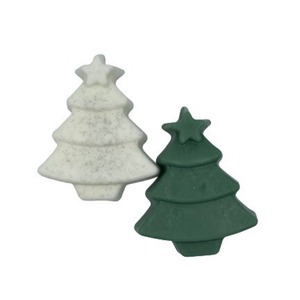 Χριστουγεννιάτικο Δένδρο Σαπουνάκι γλυκερίνης μονόχρωμο - χεριού