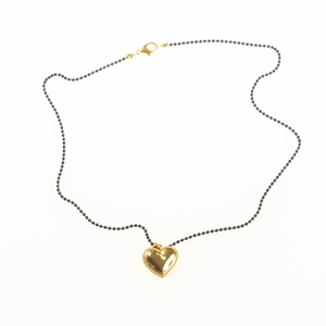 *Golden heart 2k22* - charms, επιχρυσωμένα, ορείχαλκος, κοντά - 2