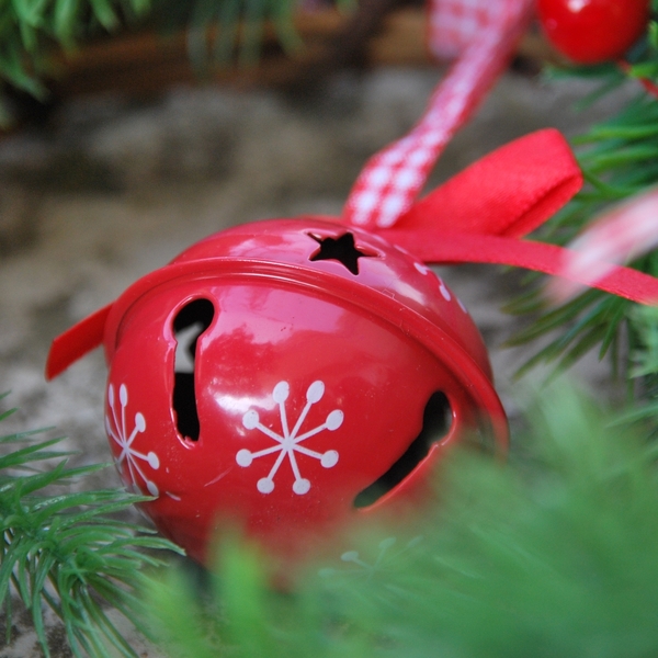 Κόκκινο χριστουγεννιάτικο στεφάνι - στεφάνια, χριστουγεννιάτικο, διακοσμητικά - 2