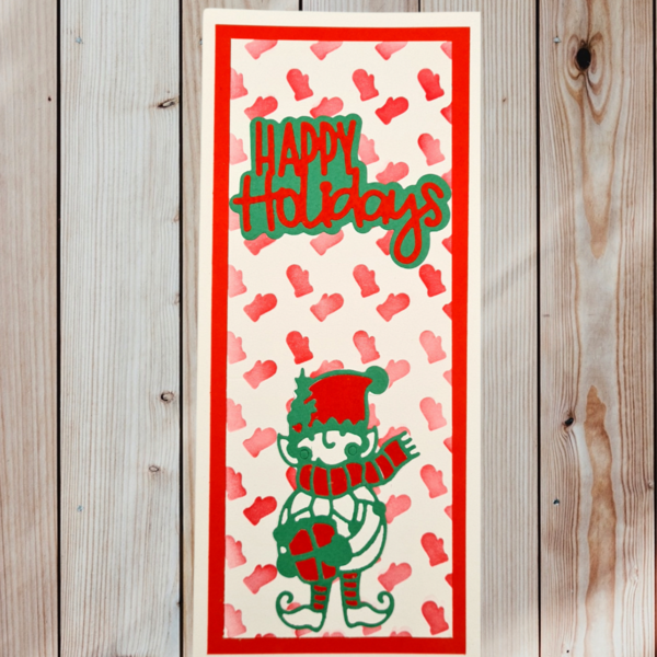 Χριστουγεννιάτικο πακέτο με κάρτες διαστάσεως 22.5 x 9.5cm 3 τμχ - χριστουγεννιάτικα δώρα, κάρτες - 2
