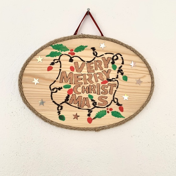 Very Merry Christmas Sign - διακοσμητικά, χριστουγεννιάτικα δώρα