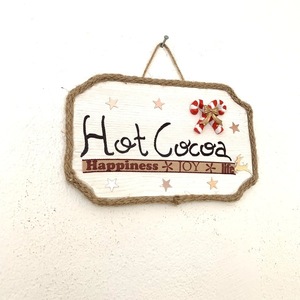 Hot Cocoa Sign - διακοσμητικά - 2