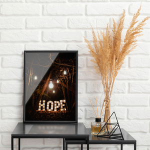 Καδράκι Hope 21x30cm - πίνακες & κάδρα, αφίσες - 2