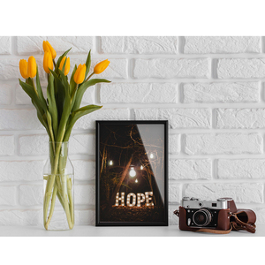Καδράκι Hope 21x30cm - πίνακες & κάδρα, αφίσες - 3