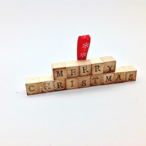 Χριστουγεννιάτικα Ξύλινα Διακοσμητικά- Merry Christmas - ξύλο, διακοσμητικά, χριστούγεννα