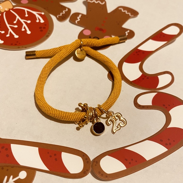 Βραχιόλι γούρι 22 - black queen - επιχρυσωμένα, πέρλες, χριστουγεννιάτικα δώρα, αυξομειούμενα, γούρια - 3