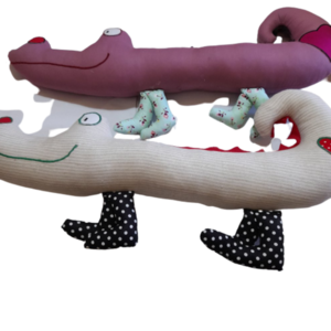 κορκόδειλος παιχνίδι μαξιλάρι αγκαλιάς, 80cm - βαμβάκι, μαξιλάρια - 2