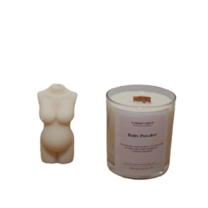Baby Shower gift box - αρωματικά κεριά, vegan friendly