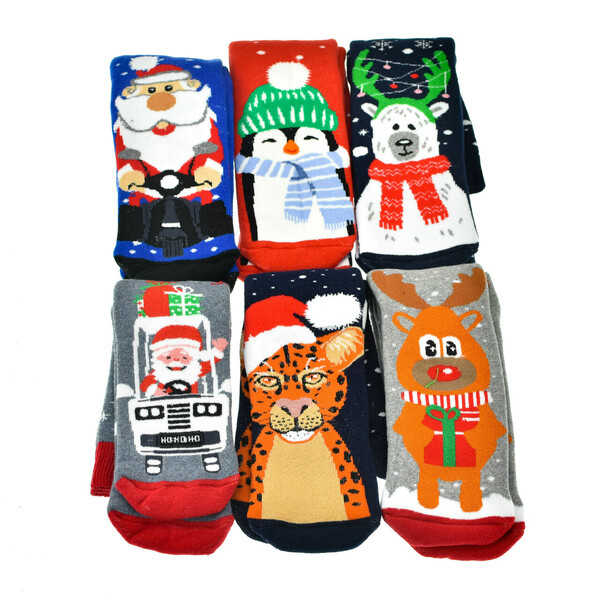 Χριστουγεννιάτικες κάλτσες one size για όλη την οικογένεια