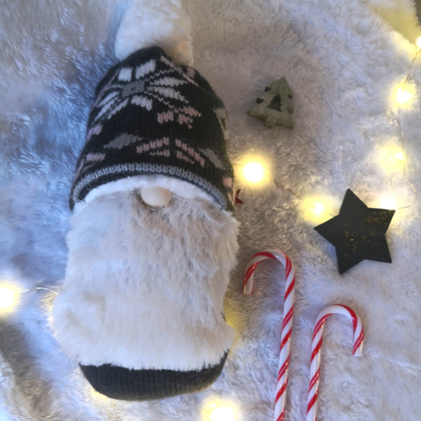 Χριστουγεννιάτικος Χειροποίητος Νάνος - ύφασμα, διακοσμητικά, χιονάνθρωπος, χριστουγεννιάτικα δώρα - 3