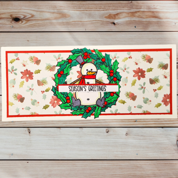 Χριστουγεννιάτικο πακέτο με κάρτες 22.5 x 9.5cm 3 τμχ - χριστουγεννιάτικο, ευχετήριες κάρτες - 3