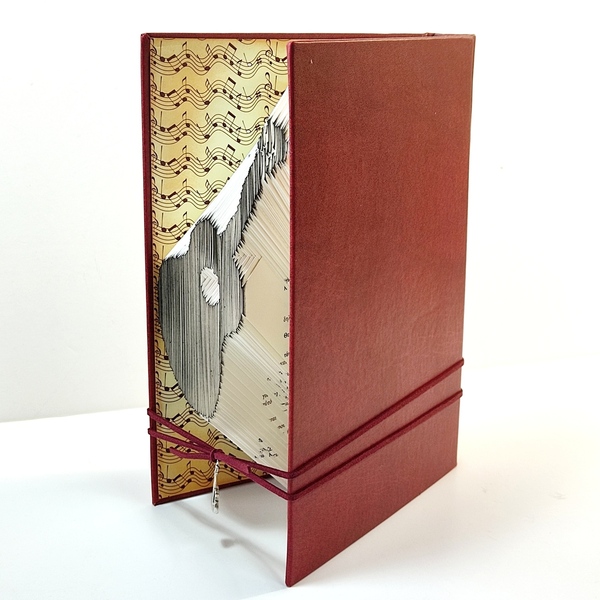 Διακοσμητικό βιβλίο book folding Κιθάρα - χαρτί, διακοσμητικά - 2