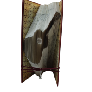 Διακοσμητικό βιβλίο book folding Κιθάρα - χαρτί, διακοσμητικά