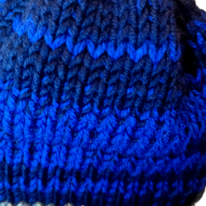 Σκουφί πλεκτό με μαλλί μερινό μπλε - μαλλί, ανδρικά, unisex, σκουφάκια - 5