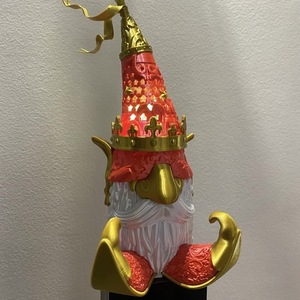 Νάνος Santa-Επιτραπεζιο φωτιστικό -Πορτατίφ - πορτατίφ, χριστουγεννιάτικο, διακοσμητικά, άγιος βασίλης - 2