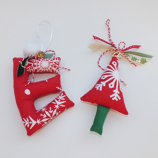 Χριστουγεννιάτικο κουτί δώρου με προσωποποιημένο στολίδι και γούρι 2022 - χιονονιφάδα - χριστουγεννιάτικα δώρα, σετ δώρου, γούρια, προσωποποιημένα - 3