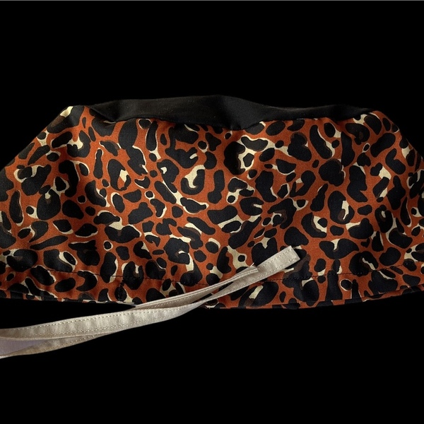 Μάσκα υφασμάτινη leopard πορτοκαλί - animal print, γυναικεία, προστασία, μάσκες προσώπου - 4